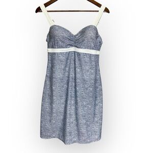 Free Country Gray and White Tennis Pickleball Dress Women’s Size Medium M Active